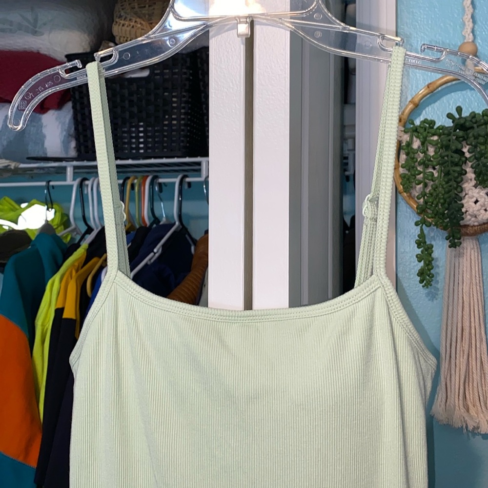 Like new maxi ribbed spaghetti strap dress